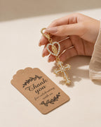 Virgin Mary Heart Cross Keychain | Catholic Keyring | Religious Gift | Christian Favour — photo 2
