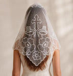 The Veronica Veil - Embroidered Mantilla — photo 6