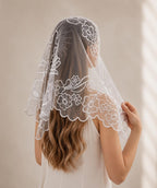 The Veronica Veil - Embroidered Mantilla — photo 7