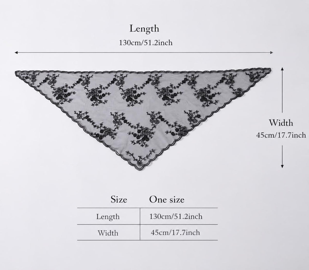 The Teresa Veil - Lace Embroidered Mantilla — photo 7