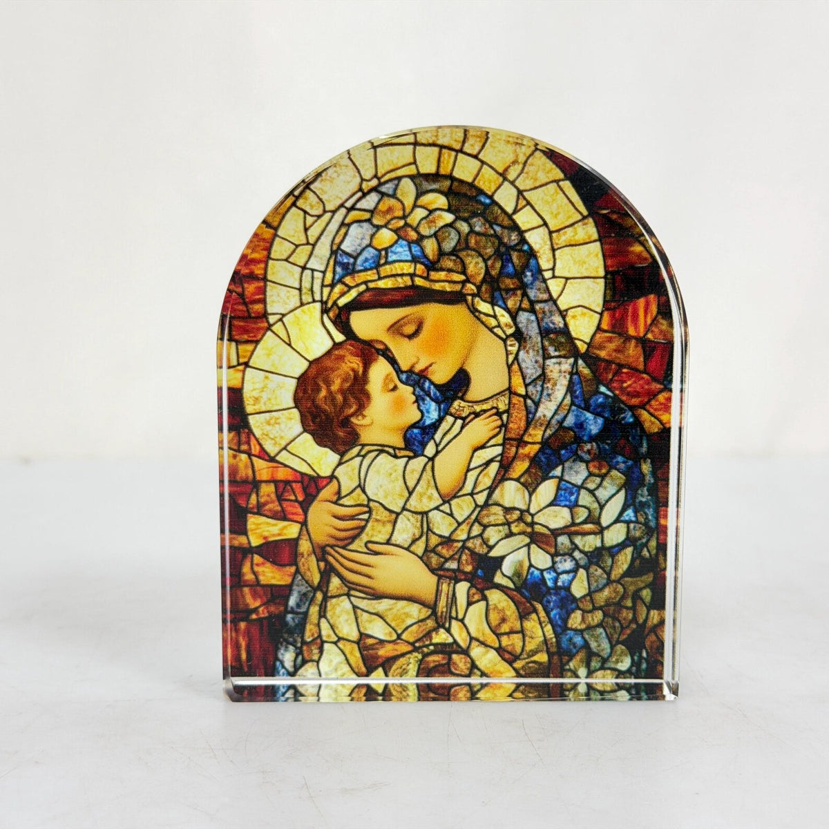 Christian Acrylic Plaque | Religious Arched Frame Decor | Faith Gift | Catholic Home Decor | Baptism and Confirmation Gift — photo 8