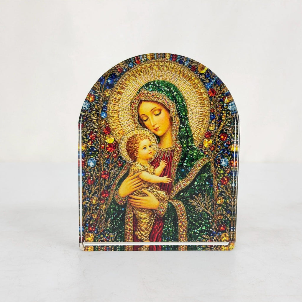 Christian Acrylic Plaque | Religious Arched Frame Decor | Faith Gift | Catholic Home Decor | Baptism and Confirmation Gift — photo 6
