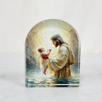 Christian Acrylic Plaque | Religious Arched Frame Decor | Faith Gift | Catholic Home Decor | Baptism and Confirmation Gift — photo 11