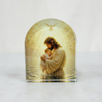 Christian Acrylic Plaque | Religious Arched Frame Decor | Faith Gift | Catholic Home Decor | Baptism and Confirmation Gift — photo 7