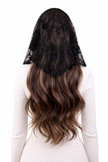 Esther Floral Lace Mantilla | Embroidered Triangle Scarf | Church Veil | Traditional Veil — photo 2