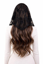Esther Floral Lace Mantilla | Embroidered Triangle Scarf | Church Veil | Traditional Veil — photo 2