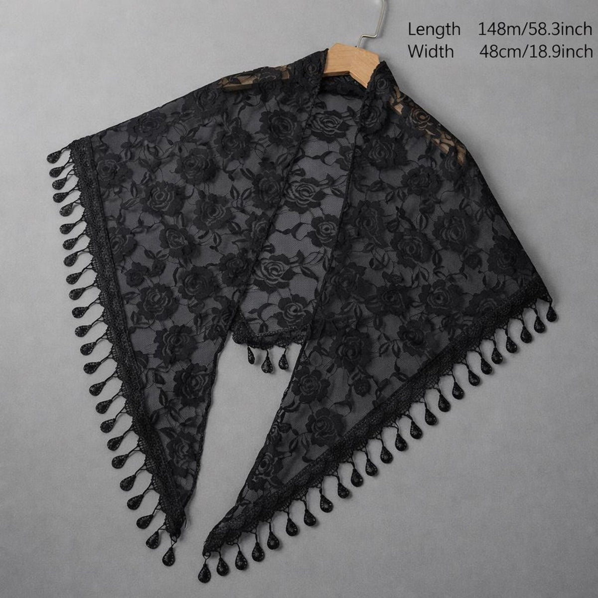 Seraphina Lace Mantilla – Catholic Church Veil, Latin Mass Veil — photo 7