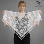 Seraphina Lace Mantilla – Catholic Church Veil, Latin Mass Veil — photo 2