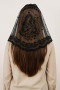 Divinia Mantilla Veil – Catholic Lace Chapel Veil, Mass Head Covering — photo 6