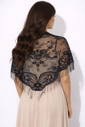Jemimah Lace Mantilla Veil | Catholic Church Veil, Floral Triangle Head Covering — photo 3