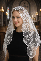 Serenity Lace Dove Mantilla – Catholic Chapel Veil, Religious Head Covering — photo 3