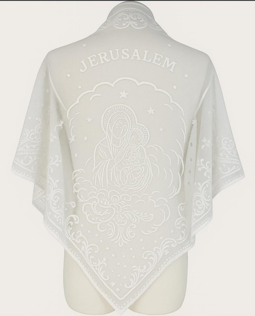 Sancta Jerusalem Veil – Catholic Lace Mantilla, Chapel Head Covering — photo 4