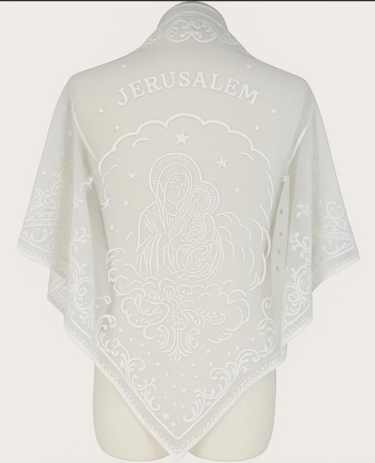 Sancta Jerusalem Veil – Catholic Lace Mantilla, Chapel Head Covering — photo 4