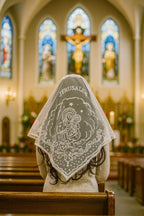 Sancta Jerusalem Veil – Catholic Lace Mantilla, Chapel Head Covering