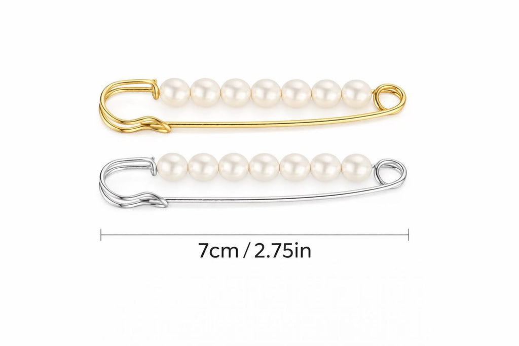 Veil Pins | Crystal & Pearl | Mantilla Catholic Chapel Scarf Accessories — photo 9