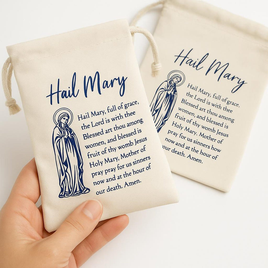 Hail Mary Veil Pouch | Catholic Prayer Bag, Marian Gift — photo 2